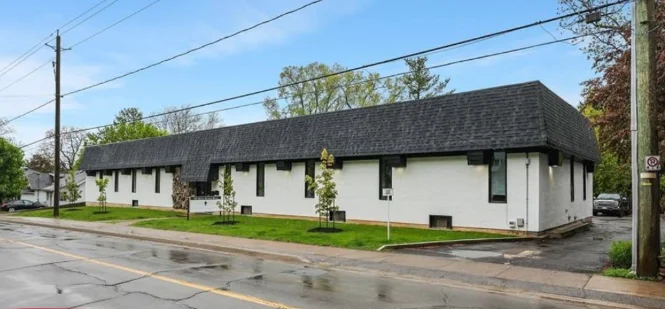 Exterior of the Critical Trauma Therapy clinic building in Grimsby, Ontario