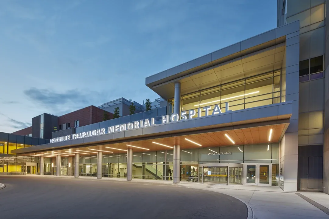 Oakville Trafalgar Memorial Hospital, near Critical Trauma Therapy's Oakville clinic