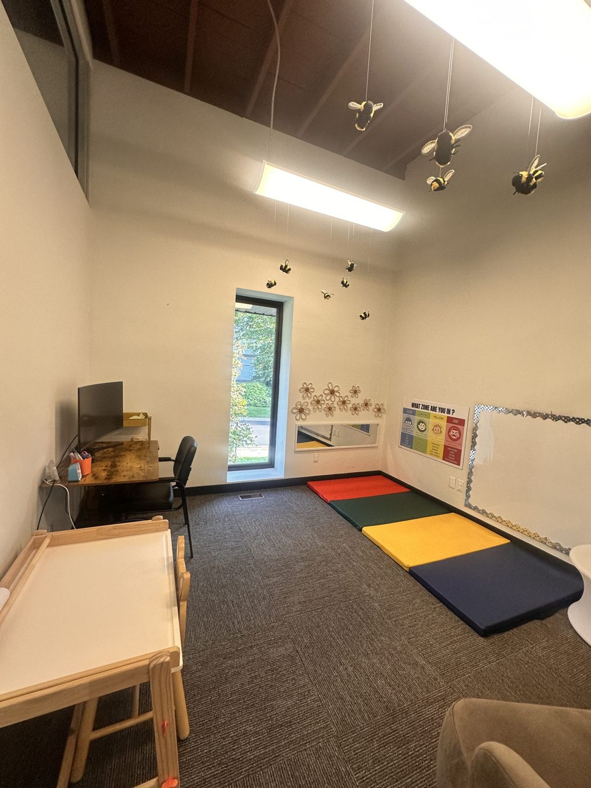 A child therapy room at the Critical Trauma Therapy Grimsby clinic